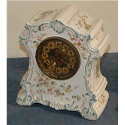 KROEBER CHINA CLOCK, early 20th century