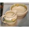 Image 1 : ROSEVILLE JUVENILE PATTERN BOWL AND JUG