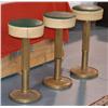 Image 1 : SET OF 3 ART DECO BAR STOOS, 