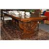 Image 1 : BAROQUE STYLE WALNUT DINING TABLE