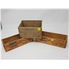 Image 1 : LOT OF THREE SMALL CRATES (2 KRAFT CHEESE & 1 HYGIEIA CHALK)