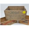 Image 2 : LOT OF THREE SMALL CRATES (2 KRAFT CHEESE & 1 HYGIEIA CHALK)
