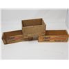 Image 4 : LOT OF THREE SMALL CRATES (2 KRAFT CHEESE & 1 HYGIEIA CHALK)