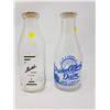 Image 1 : TWO MILK BOTTLES (PRINCE ALBERT DAIRY & MODEL DAIRIES)