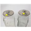 Image 2 : TWO CANDY JARS WITH LIDS