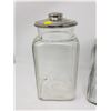 Image 3 : TWO CANDY JARS WITH LIDS