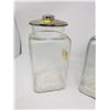 Image 3 : TWO CANDY JARS WITH LIDS