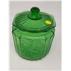 Image 1 : GREEN BISCUIT JAR (REPRODUCTION)
