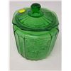 Image 4 : GREEN BISCUIT JAR (REPRODUCTION)