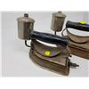 Image 2 : TWO VINTAGE GAS SAD IRONS