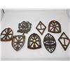 Image 1 : LOT OF 8 TRIVETS