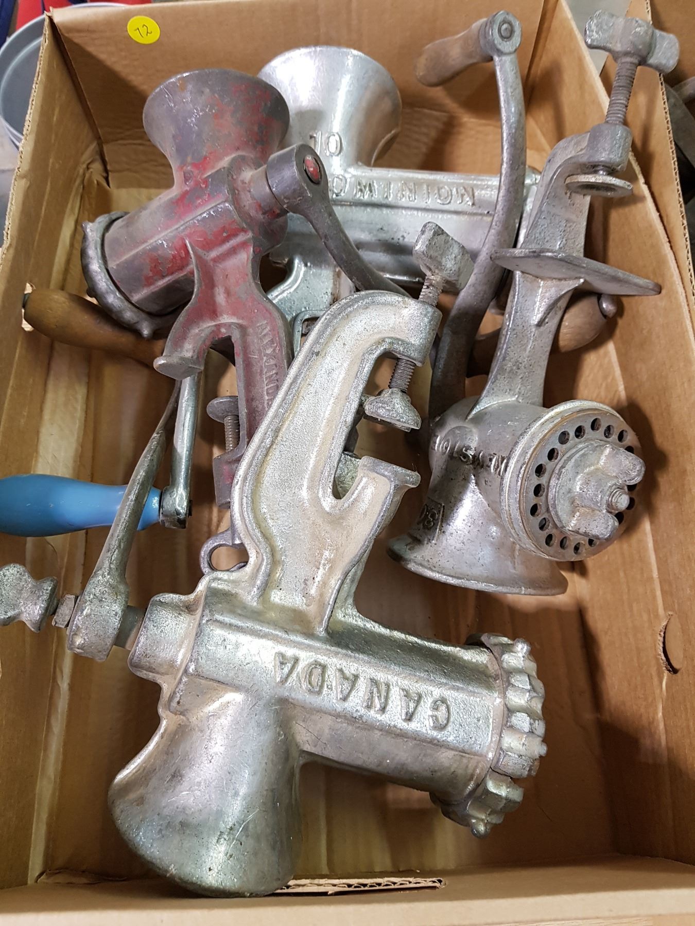 LOT OF VINTAGE MEAT GRINDERS Schmalz Auctions