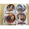 Image 1 : LOT OF 4 DECORATIVE PLATES (3 NORMAN ROCKWELL, 1 TED XARAS)