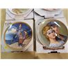 Image 3 : LOT OF 4 DECORATIVE PLATES (3 NORMAN ROCKWELL)