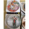 Image 3 : LOT OF 4 DECORATIVE PLATES (2 NORMAN ROCKWELL, 1 VICKERS, 1 ZOLAN)
