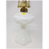 Image 2 : MILK GLASS #2 COAL OIL LAMP