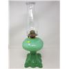 Image 1 : GREEN PRINCESS FEATHER #2 COAL OIL LAMP