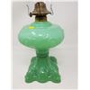 Image 2 : GREEN PRINCESS FEATHER #2 COAL OIL LAMP