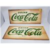 TWO COCA-COLA CRATE SIDES