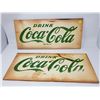 TWO COCA-COLA CRATE SIDES