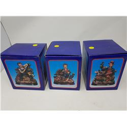 LOT OF 3 FIGURINES (BOX IS 5.5  X 6.5 )