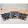 LOT OF 3 FIGURINES (BOXES ARE 5" X 4"--6" X 5")