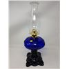 COBALT BLUE #2 COAL OIL LAMP