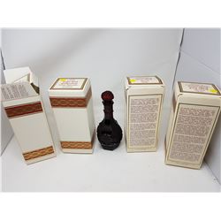 LOT OF FOUR AVON CAPE COD WINE DECANTERS