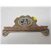CAA LICENSE PLATE TOPPER