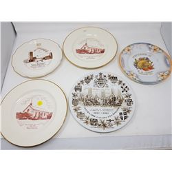 LOT OF 5 ADVERTISING PLATES