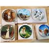 Image 1 : LOT OF 6 DECORATIVE PLATES (2 ROCKWELL, 1 NELSON, ETC.)