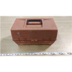 TACKLE BOX (TABS TO KEEP LID CLOSED ARE BROKEN)