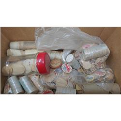 LARGE LOT OF MILK BOTTLE CAPS