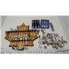 Image 1 : LOT OF SPOONS WITH DISPLAY RACK (SOME ROYALTY SPOONS)
