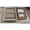 Image 2 : LOT OF PICTURE FRAMES (VARIOUS SIZES-SOME HAVE GLASS, SOME DON'T)