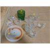 Image 1 : ASSORTED GLASSWARE (CANDLE HOLDERS, CUPS, ETC.)