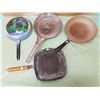 Image 1 : FOUR FRYING PANS (1 WITH PICTURE ON BACK)