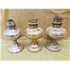 Image 1 : THREE COAL OIL LAMP BASES