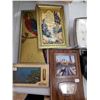 Image 3 : LOT OF ASSORTED CLOCKS, THERMOMETERS, PICTURES