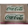 TWO COCA-COLA CRATE SIDES