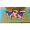 Image 1 : FIVE AMERICAN FLAGS AND ONE CANADIAN FLAG