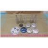 Image 1 : COKE BOTTLES, MILK BOTTLE AND ASSORTED LIDS