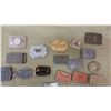 Image 2 : LOT OF 21 BELT BUCKLES