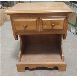 MAPLE NIGHTSTAND (ROXTON-21" X 15" X 25")