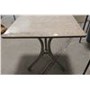 Image 1 : CAST IRON BASE TABLE-3 LEGS (30" X 24" X 29")
