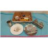 Image 1 : LOT OF COLLECTIBLES INCLUDING PLATES, STEIN, MUSICAL PIANO, ETC.