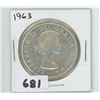 Image 1 : 1963 - CANADIAN SILVER DOLLAR