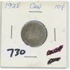 Image 1 : 1928- CANADIAN TEN CENTS
