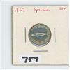 1967- CANADIAN TEN CENTS SPECIMEN