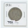1931 CANADIAN 50 CENTS